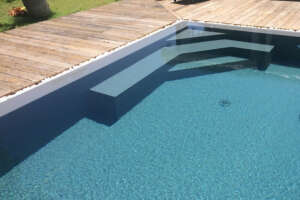 gris anthracite reflection pool liner experience collection - 1