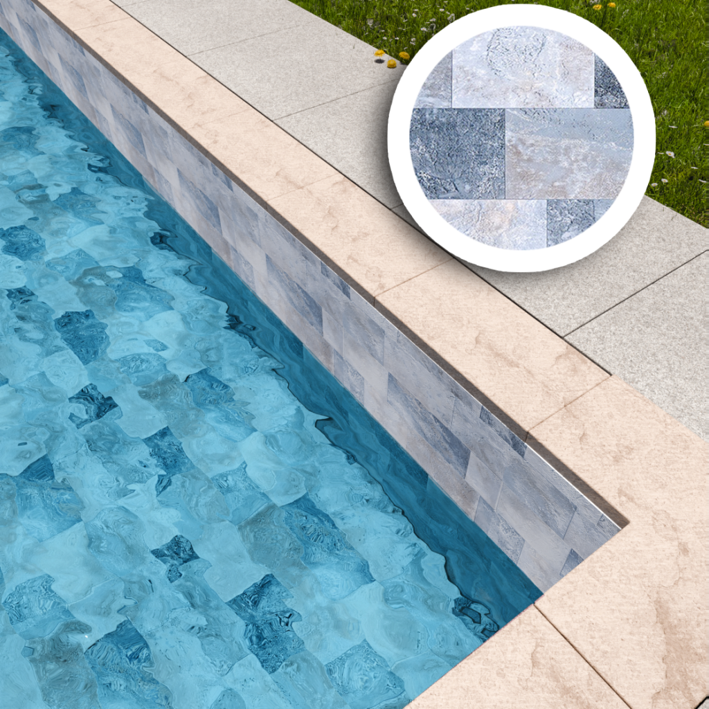 One of Our Modern Pool Liner Colors