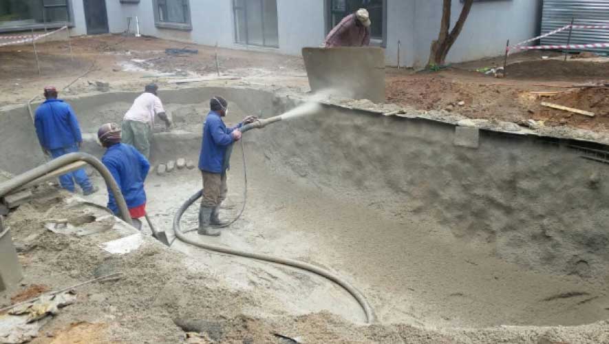Gunite Pool Building