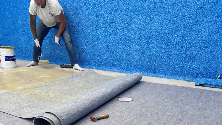 Geotextile-underlayment-installation Geotextile Underlayment Installation