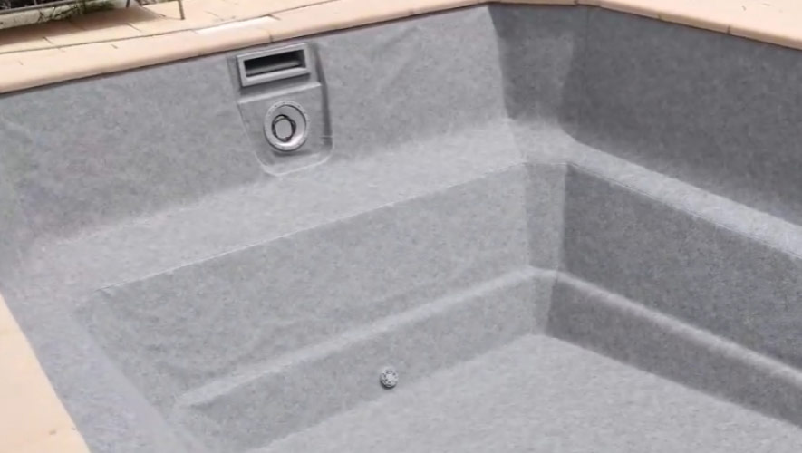 Pool Restoration with PVC Membrane