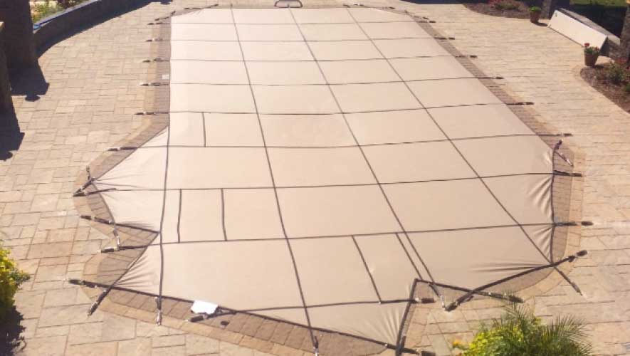 Winterized Swimming Pool Ready for Winter