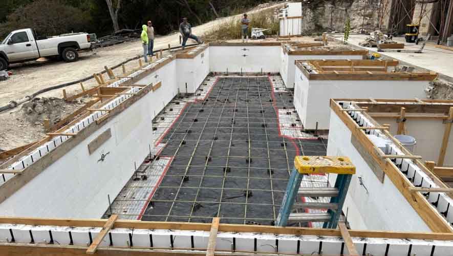 ICF Block Construction