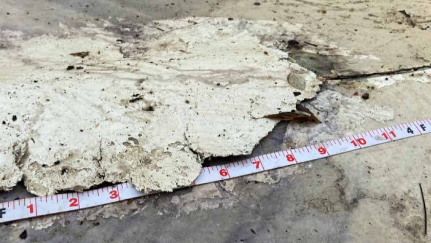 Cracks in Fiberglass Pool
