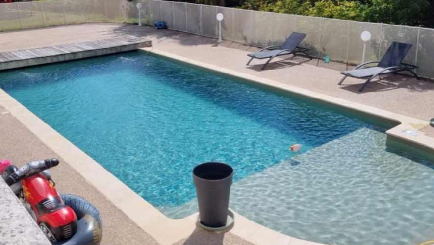 Pool with Cefil 60 Mil PVC Membrane
