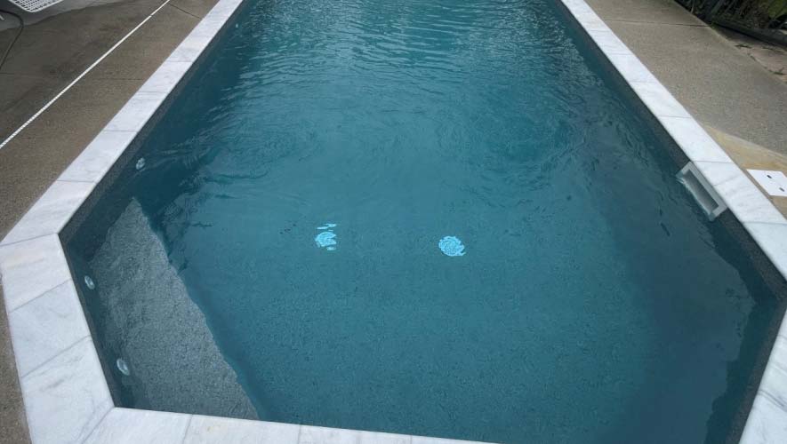 An Old Pool with a 60-mil Cefil Membrane after Renovation