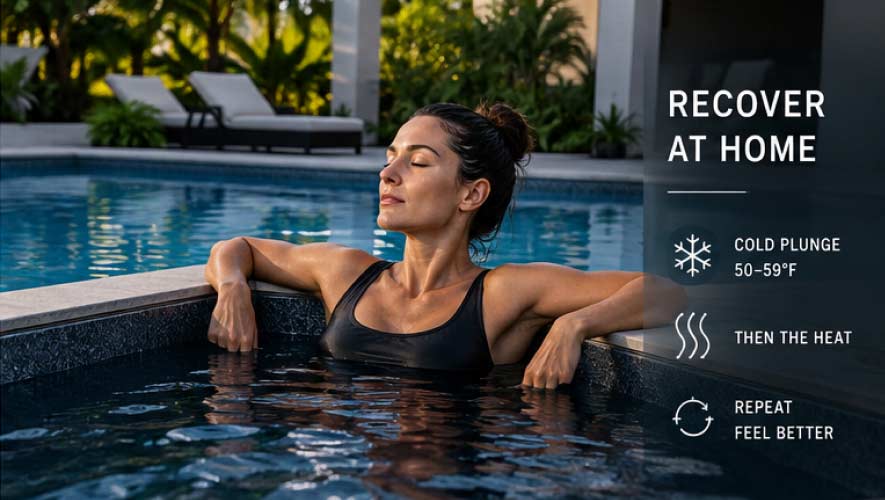 Cold Plunge Pool for Home Recovery 